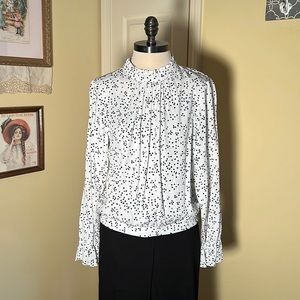 Sanctuary Polka Dot Blouse